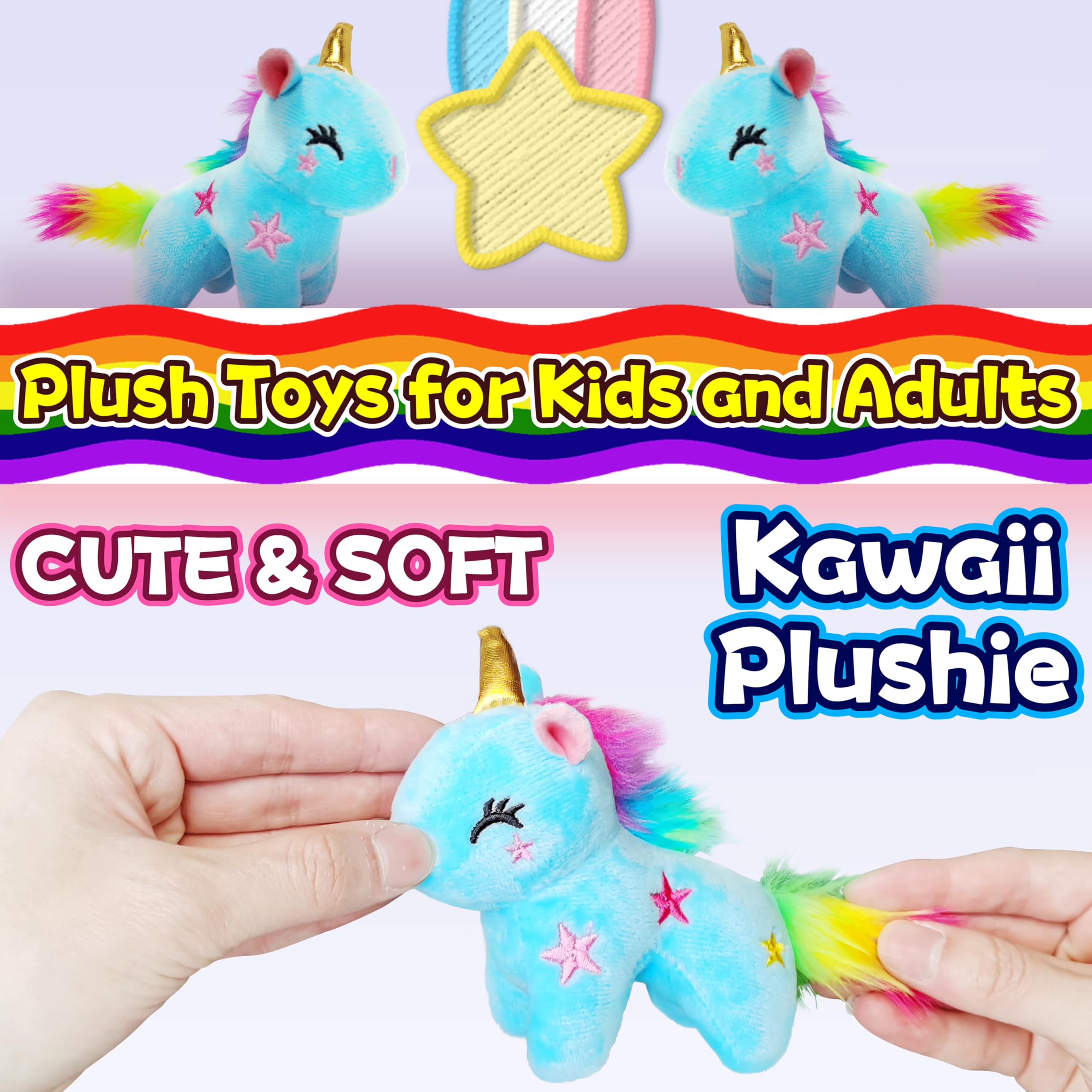 Amazon.co.jp: Kawaite ブルーユニコーンぬいぐるみ 子供と大人向け